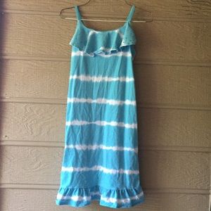 Gymboree girls size 12 sleeveless tie-dye dress.